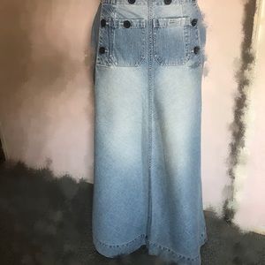 Women’s long jean skirt